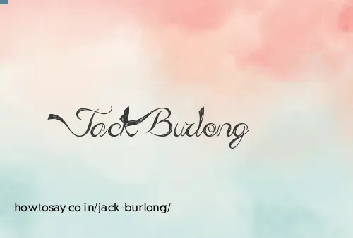 Jack Burlong