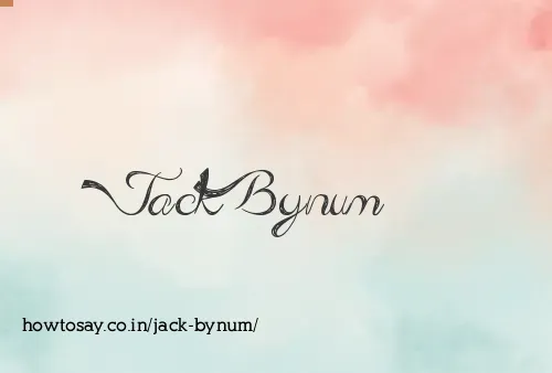 Jack Bynum