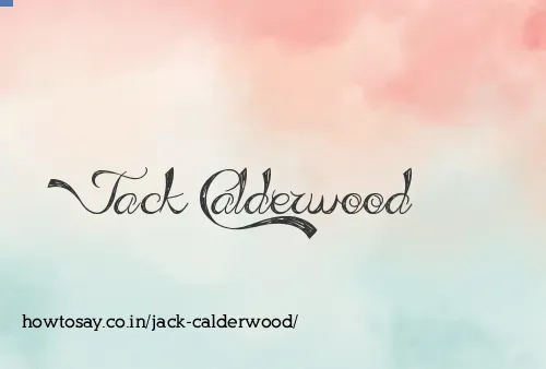 Jack Calderwood