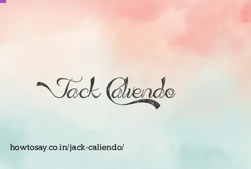 Jack Caliendo