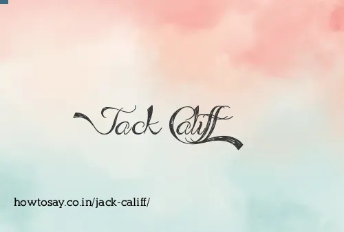 Jack Califf