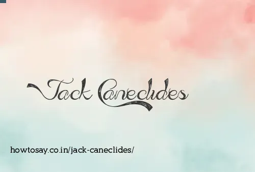 Jack Caneclides