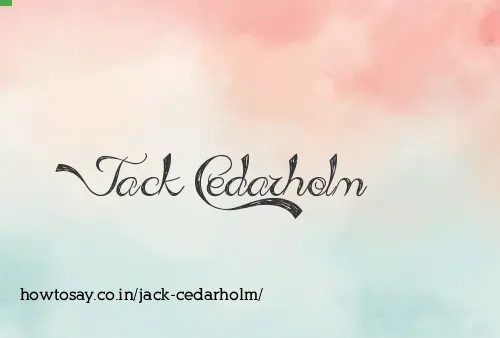 Jack Cedarholm