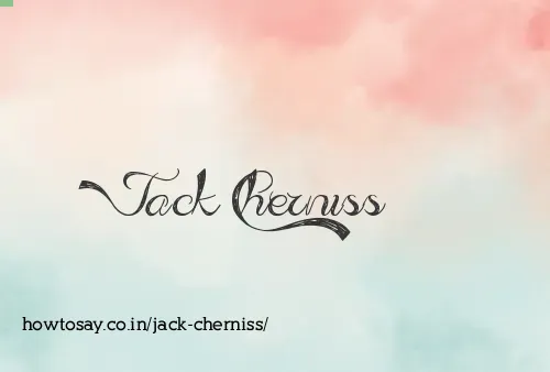 Jack Cherniss