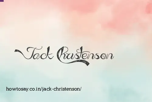 Jack Christenson