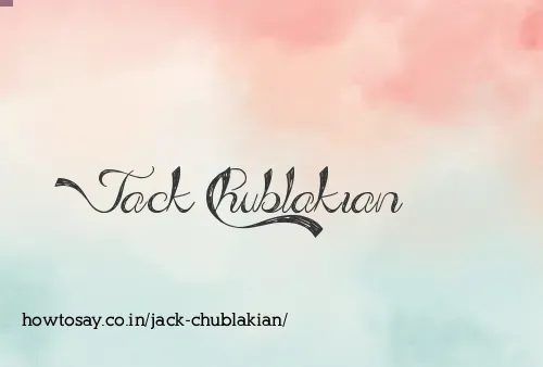 Jack Chublakian