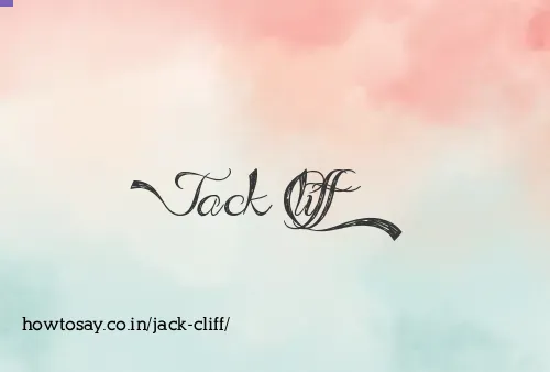 Jack Cliff