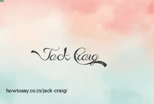 Jack Craig