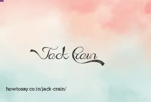 Jack Crain