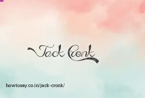 Jack Cronk