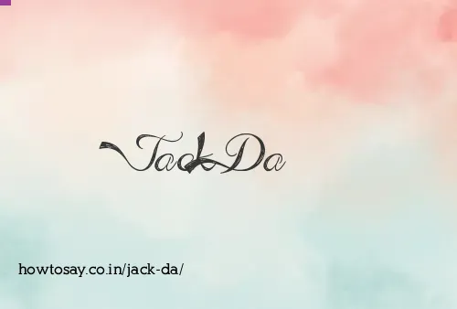 Jack Da