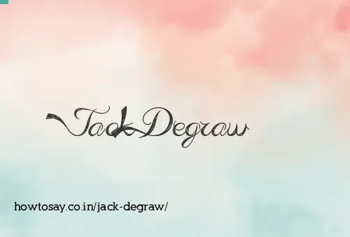 Jack Degraw
