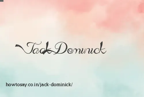 Jack Dominick
