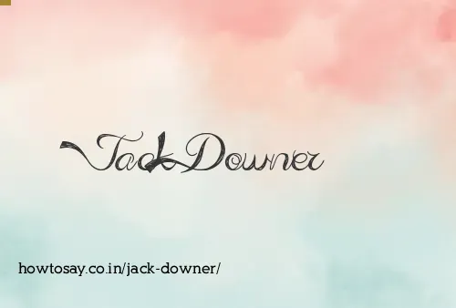 Jack Downer