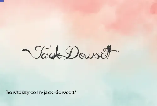 Jack Dowsett