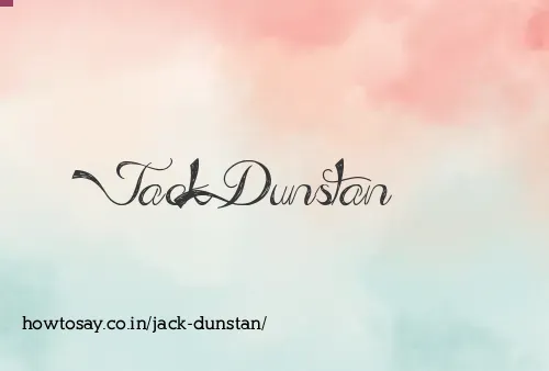 Jack Dunstan
