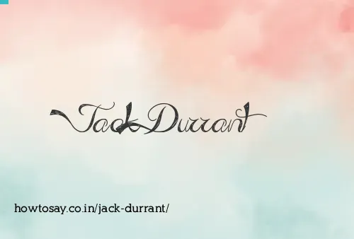 Jack Durrant