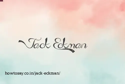 Jack Eckman