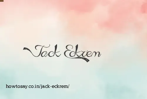 Jack Eckrem