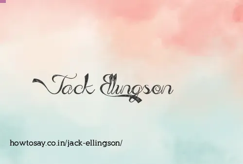 Jack Ellingson