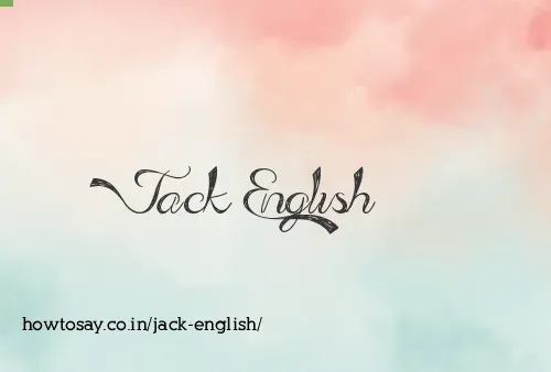 Jack English