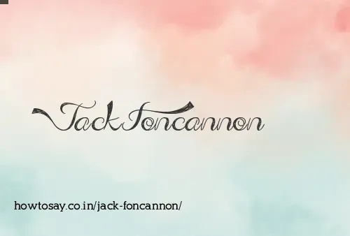 Jack Foncannon