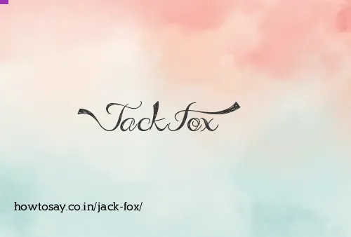 Jack Fox