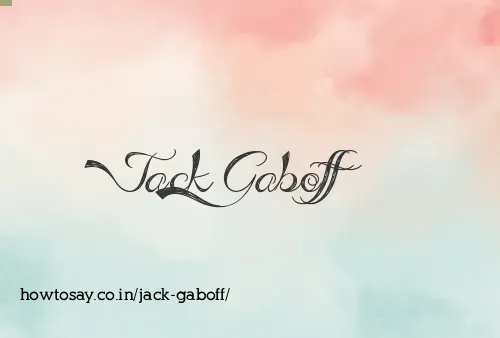 Jack Gaboff