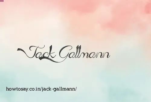 Jack Gallmann