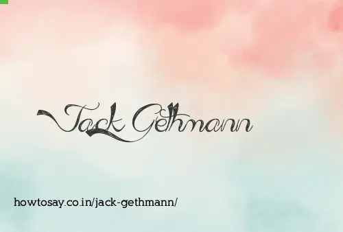 Jack Gethmann