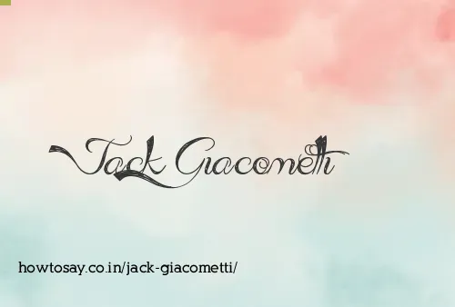 Jack Giacometti