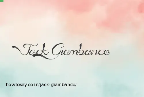 Jack Giambanco