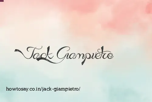 Jack Giampietro