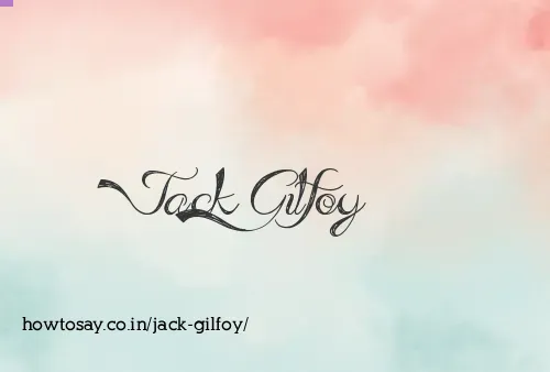 Jack Gilfoy