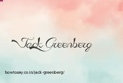 Jack Greenberg