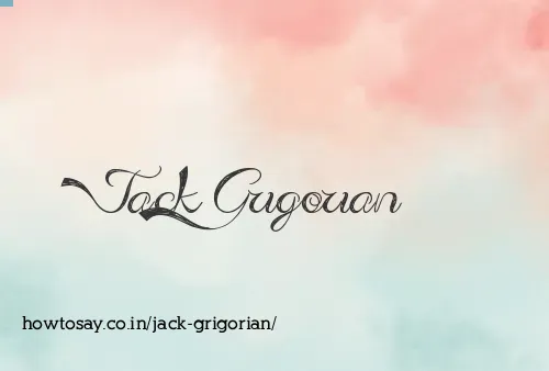 Jack Grigorian