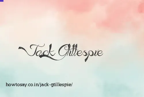 Jack Gtillespie
