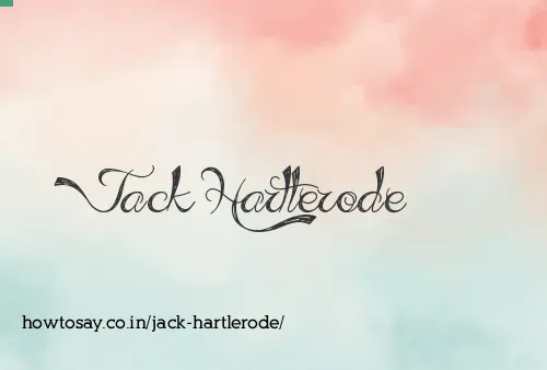 Jack Hartlerode