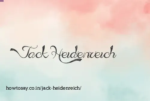 Jack Heidenreich