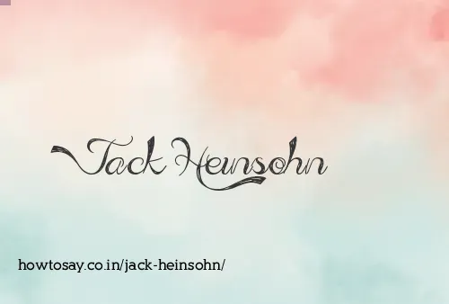 Jack Heinsohn