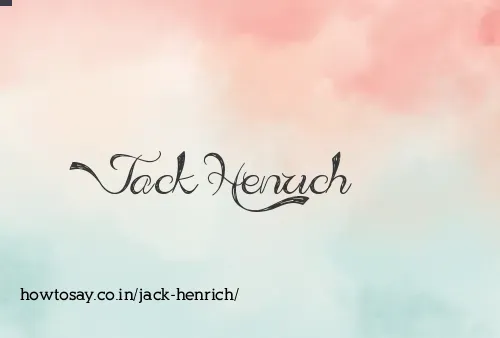 Jack Henrich