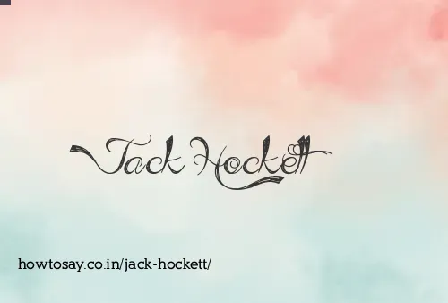 Jack Hockett