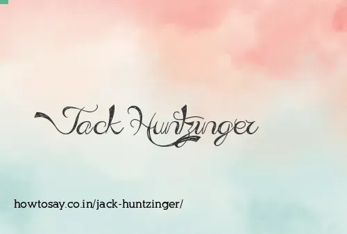 Jack Huntzinger