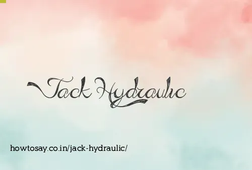 Jack Hydraulic