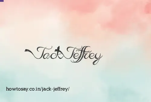 Jack Jeffrey