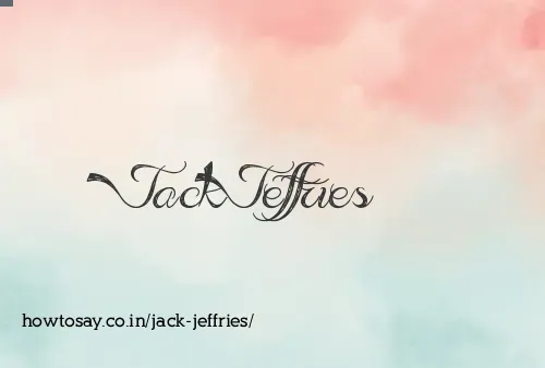 Jack Jeffries