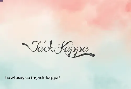 Jack Kappa