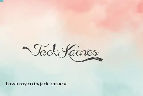 Jack Karnes
