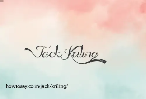 Jack Kriling