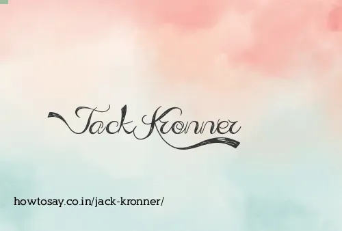 Jack Kronner